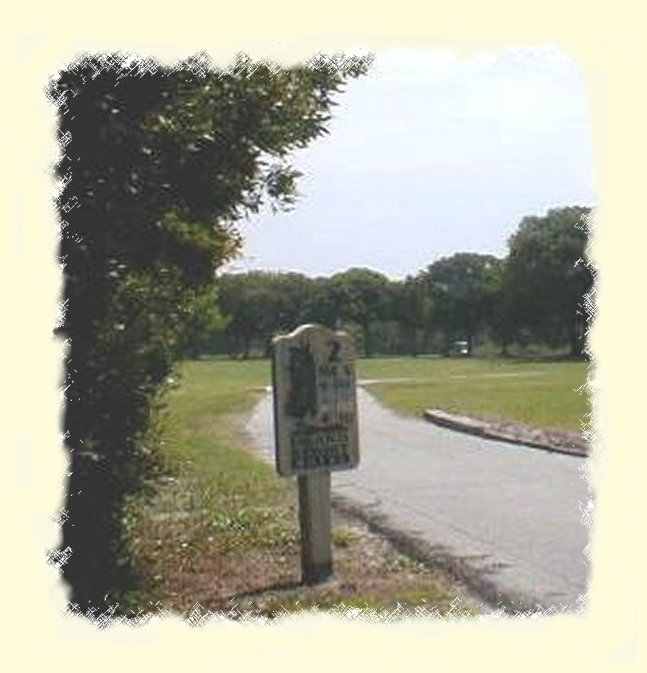 The Arboretum at Caswell Beach-Golf Couse Sign