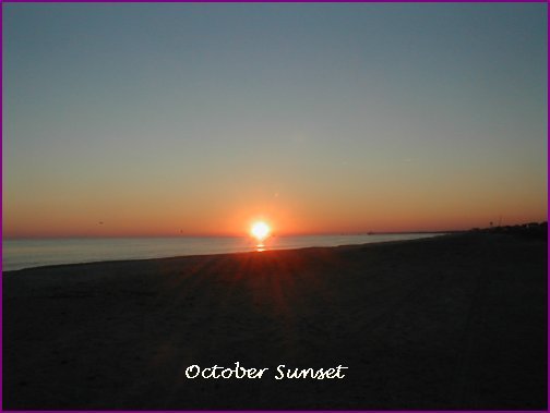 Oak Island-October Sunset